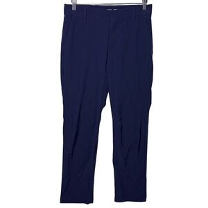 Nike Golf Pants Mens 30x30 Blue Dri-Fit Slim Fit Flat Front DA3062-451 Chino